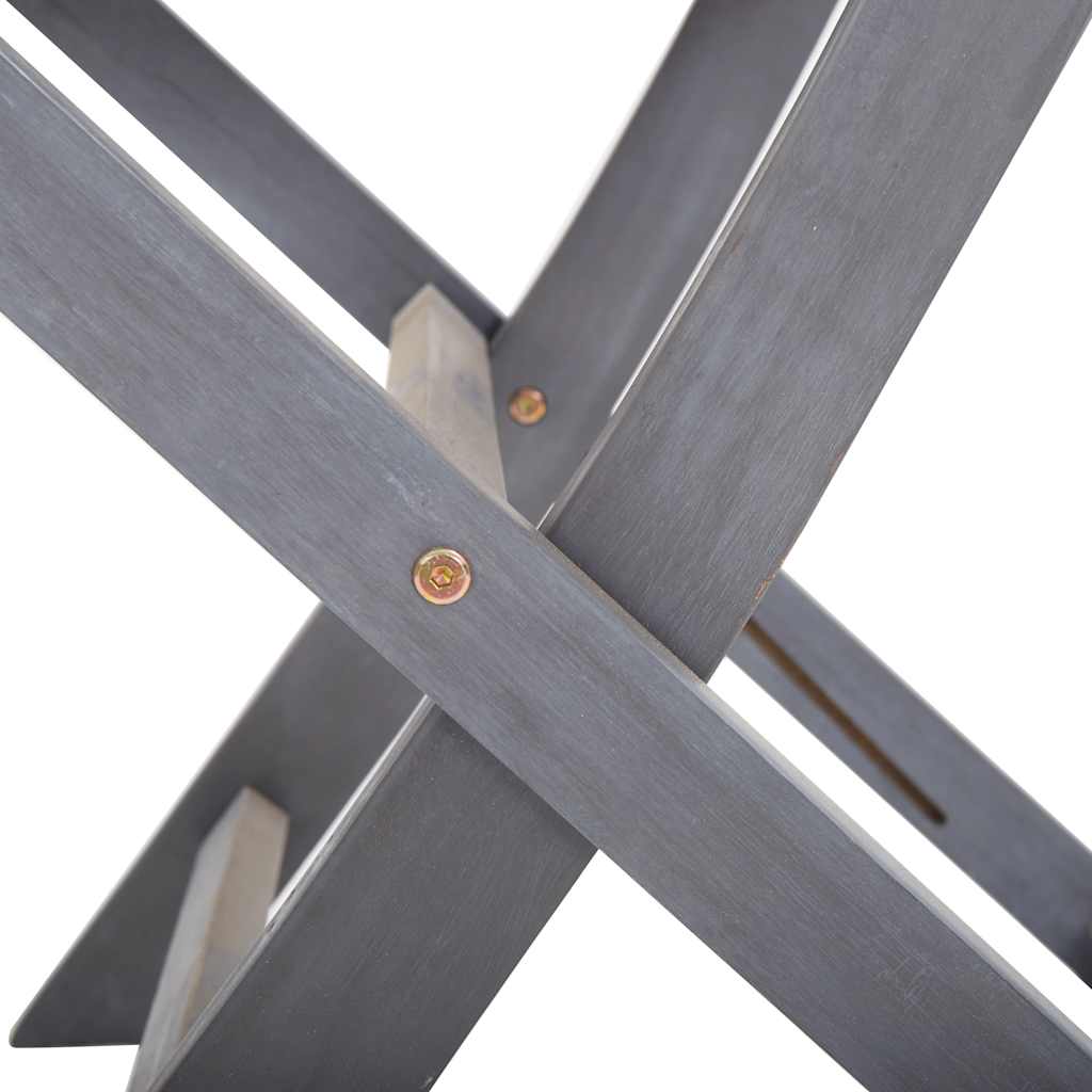 Sklopive vrtne stolice 6 kom od masivnog bagremovog drva