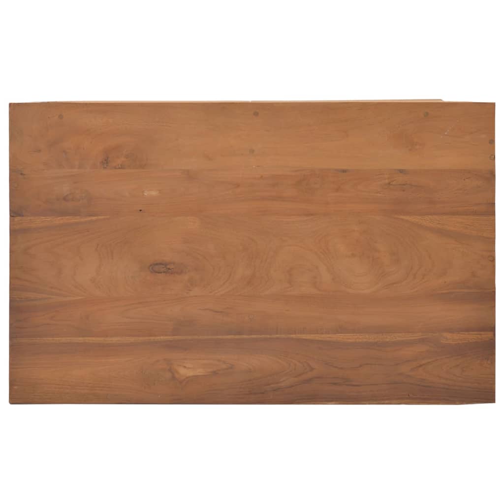TV ormarić s kotačima 80 x 50 x 42 cm od masivne tikovine