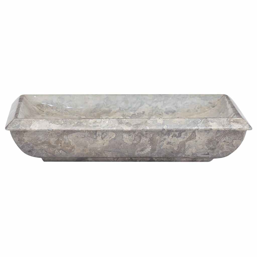 Umivaonik sivi 50 x 35 x 10 cm mramorni