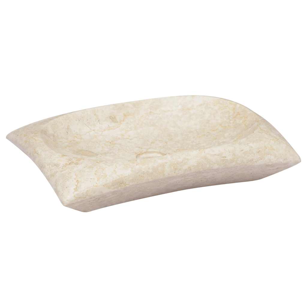 Umivaonik krem 50 x 35 x 10 cm mramorni