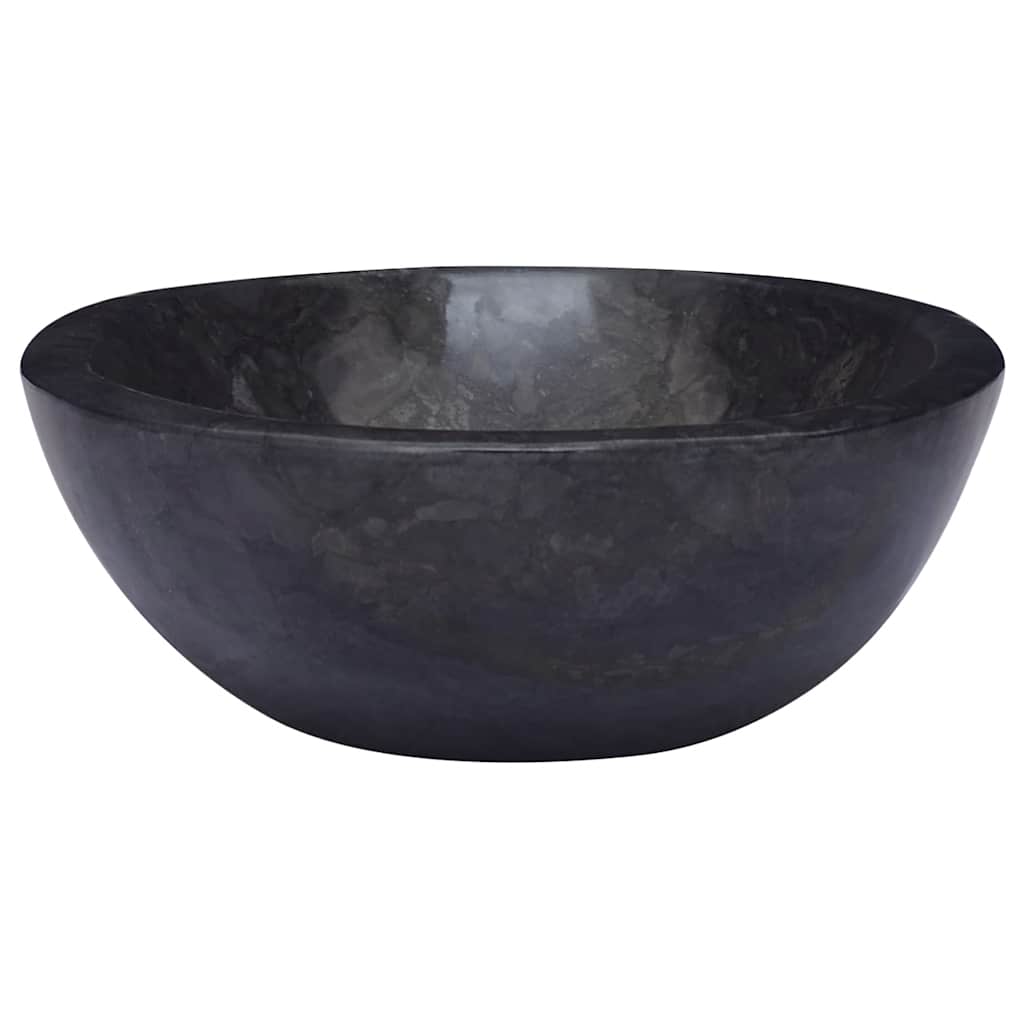 Umivaonik crni 53 x 40 x 15 cm mramorni