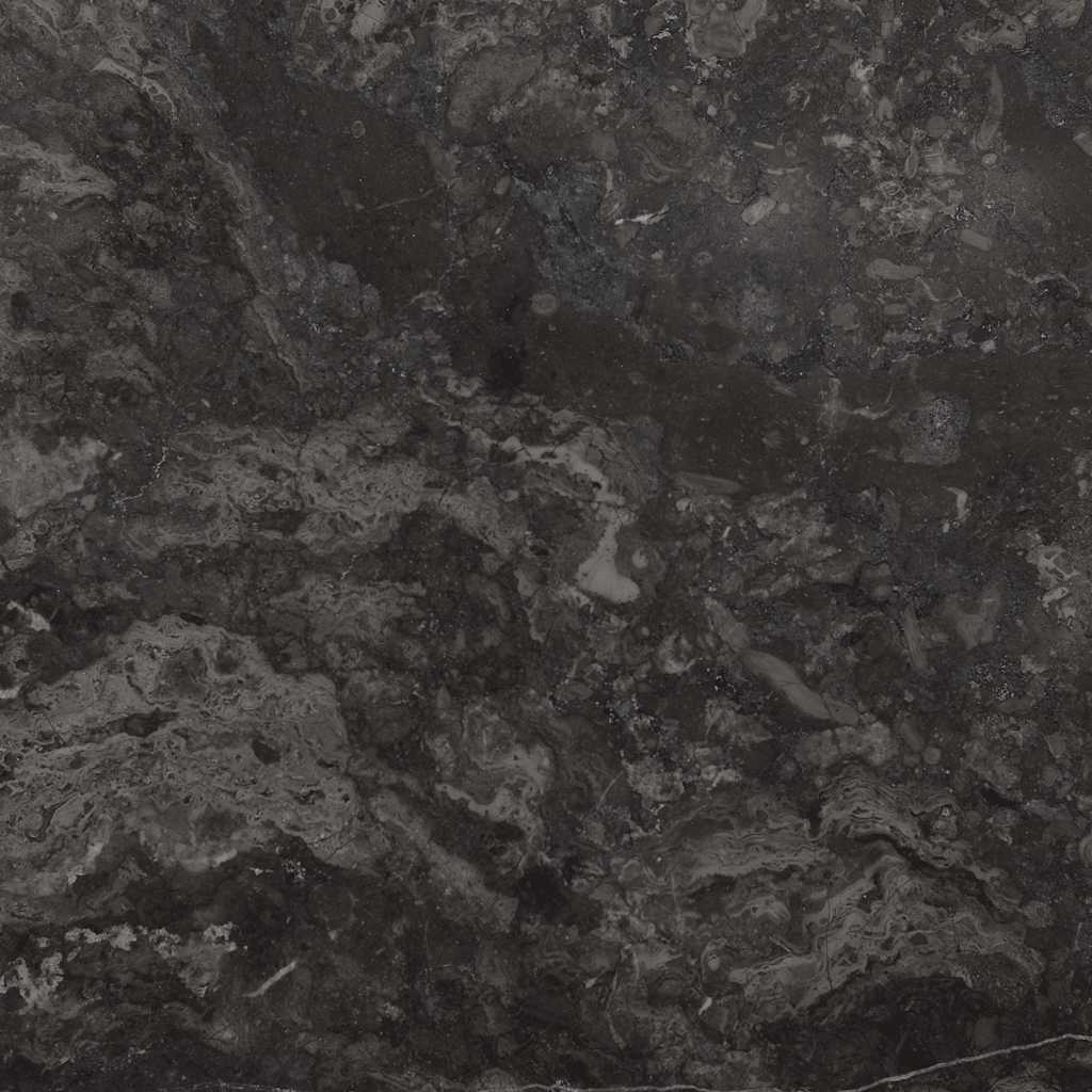 Stolna ploča crna Ø 50 x 2,5 cm mramorna