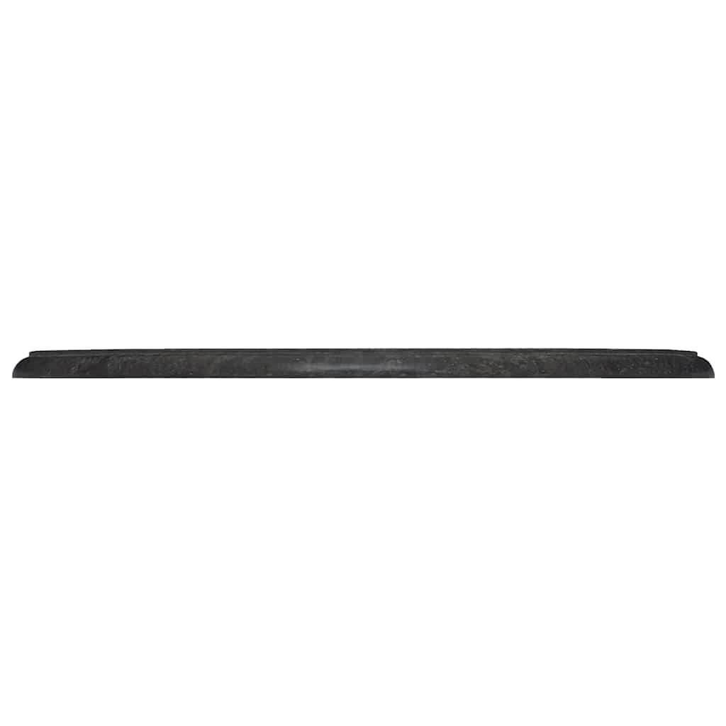 Stolna ploča crna Ø 60 x 2,5 cm mramorna