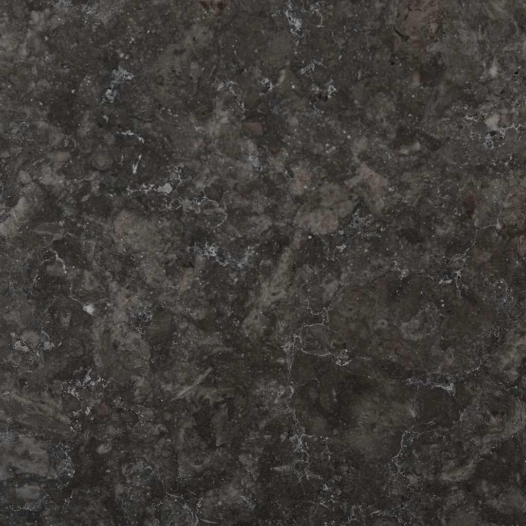 Stolna ploča crna Ø 60 x 2,5 cm mramorna