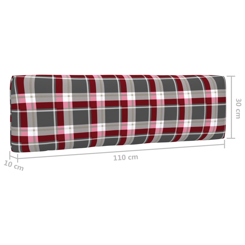 Srednja vrtna sofa od paleta od sivo impregnirane borovine