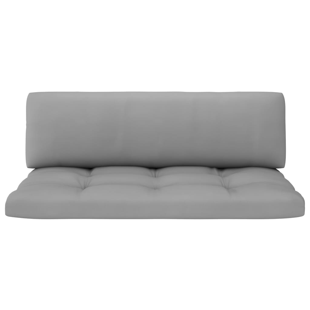 Srednja vrtna sofa od paleta od bijelo impregnirane borovine