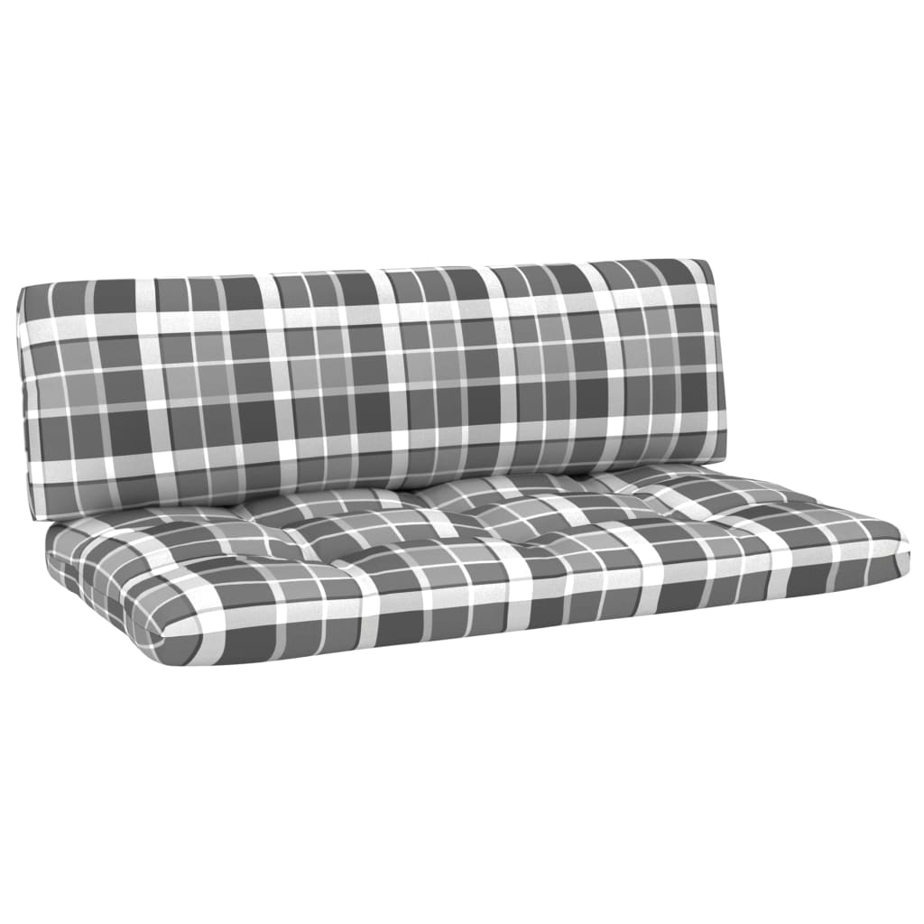 Srednja vrtna sofa od paleta od bijelo impregnirane borovine