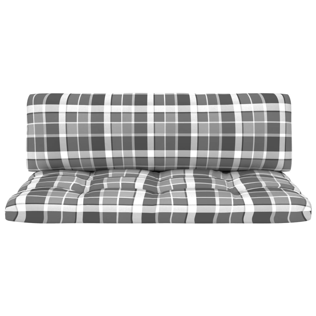 Srednja vrtna sofa od paleta od bijelo impregnirane borovine