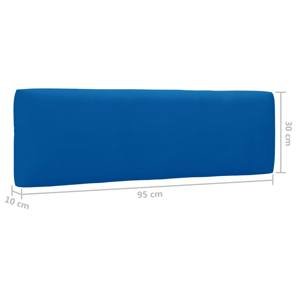 Srednja vrtna sofa od paleta od crno impregnirane borovine