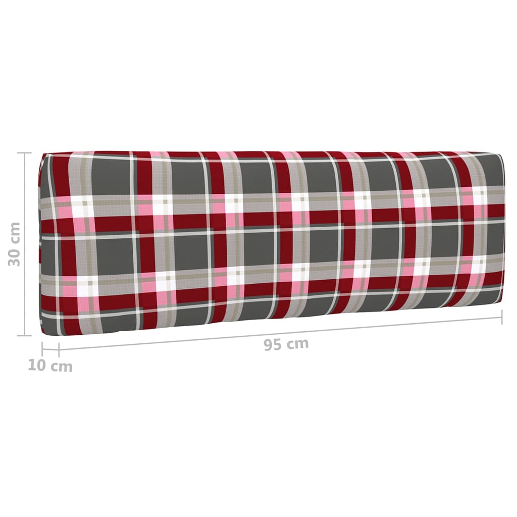 Srednja vrtna sofa od paleta od crno impregnirane borovine