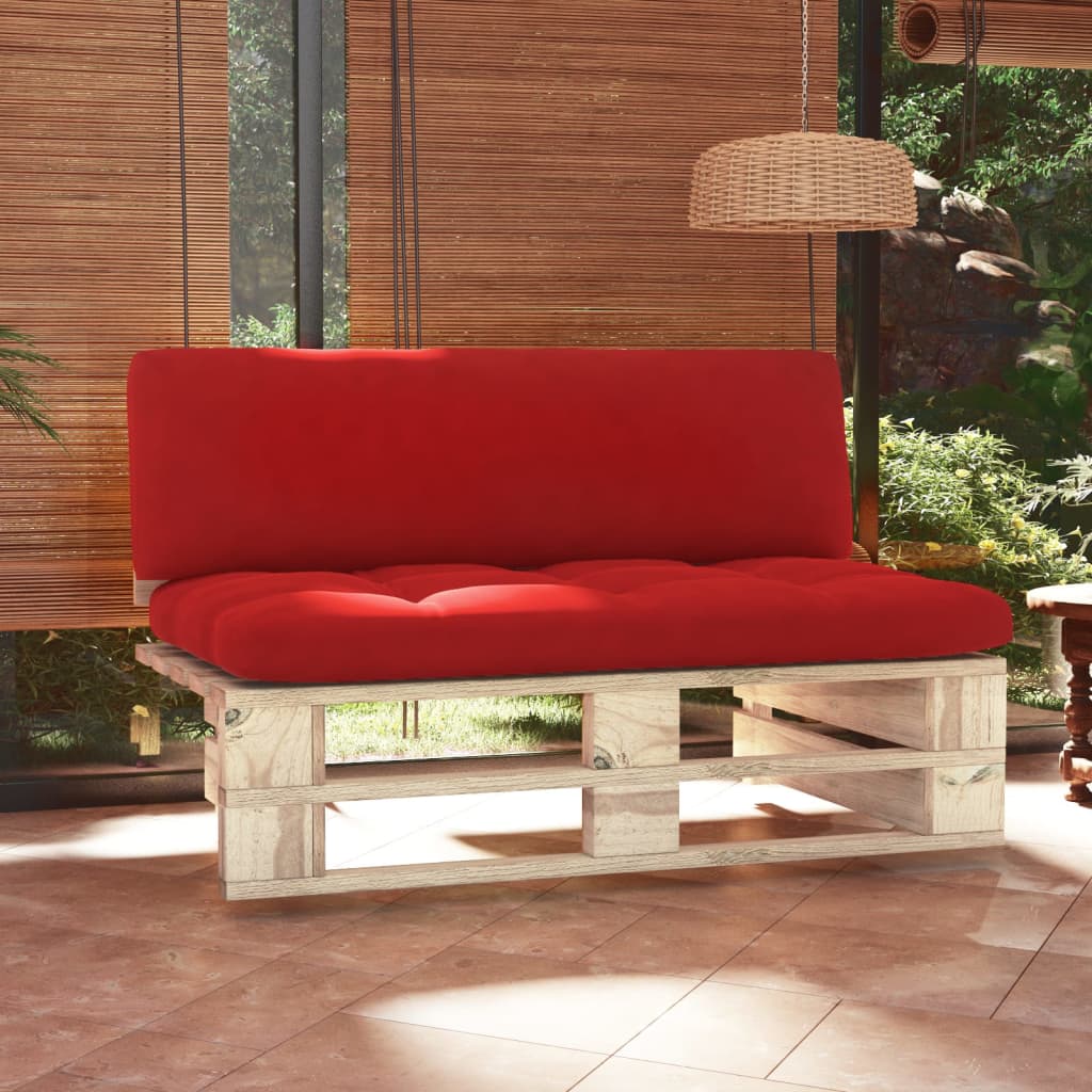 Srednja vrtna sofa od paleta od impregnirane borovine