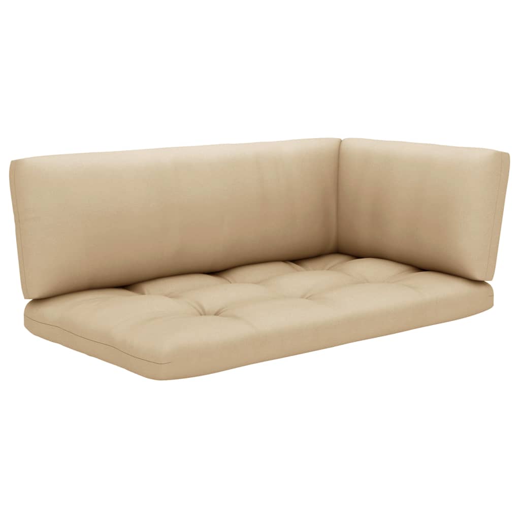 Kutna vrtna sofa od paleta od sivo impregnirane borovine