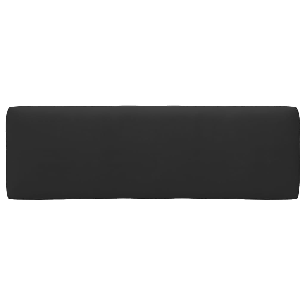 Kutna vrtna sofa od paleta od crno impregnirane borovine