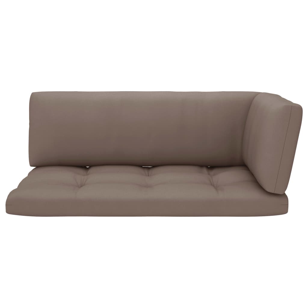 Kutna vrtna sofa od paleta boja meda od impregnirane borovine
