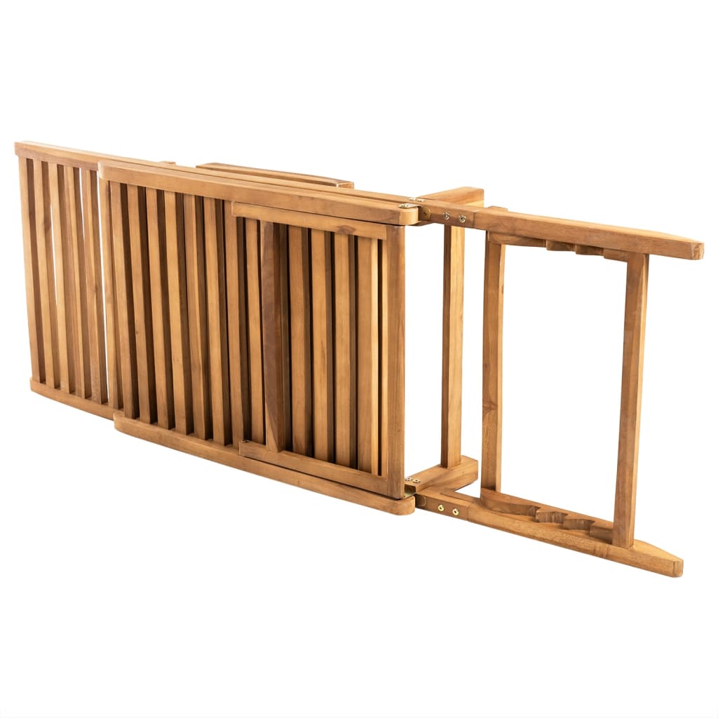 Ležaljka za sunčanje od masivne tikovine