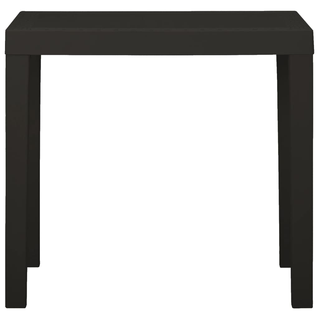 Vrtni stol antracit 79 x 65 x 72 cm plastični