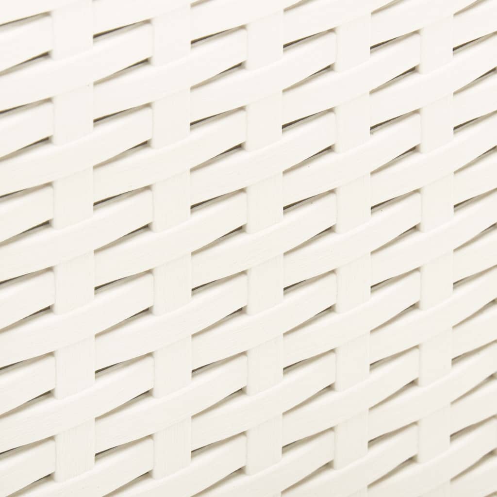 Vrtni stol boja bijeli 53 x 53 x 40 cm plastični