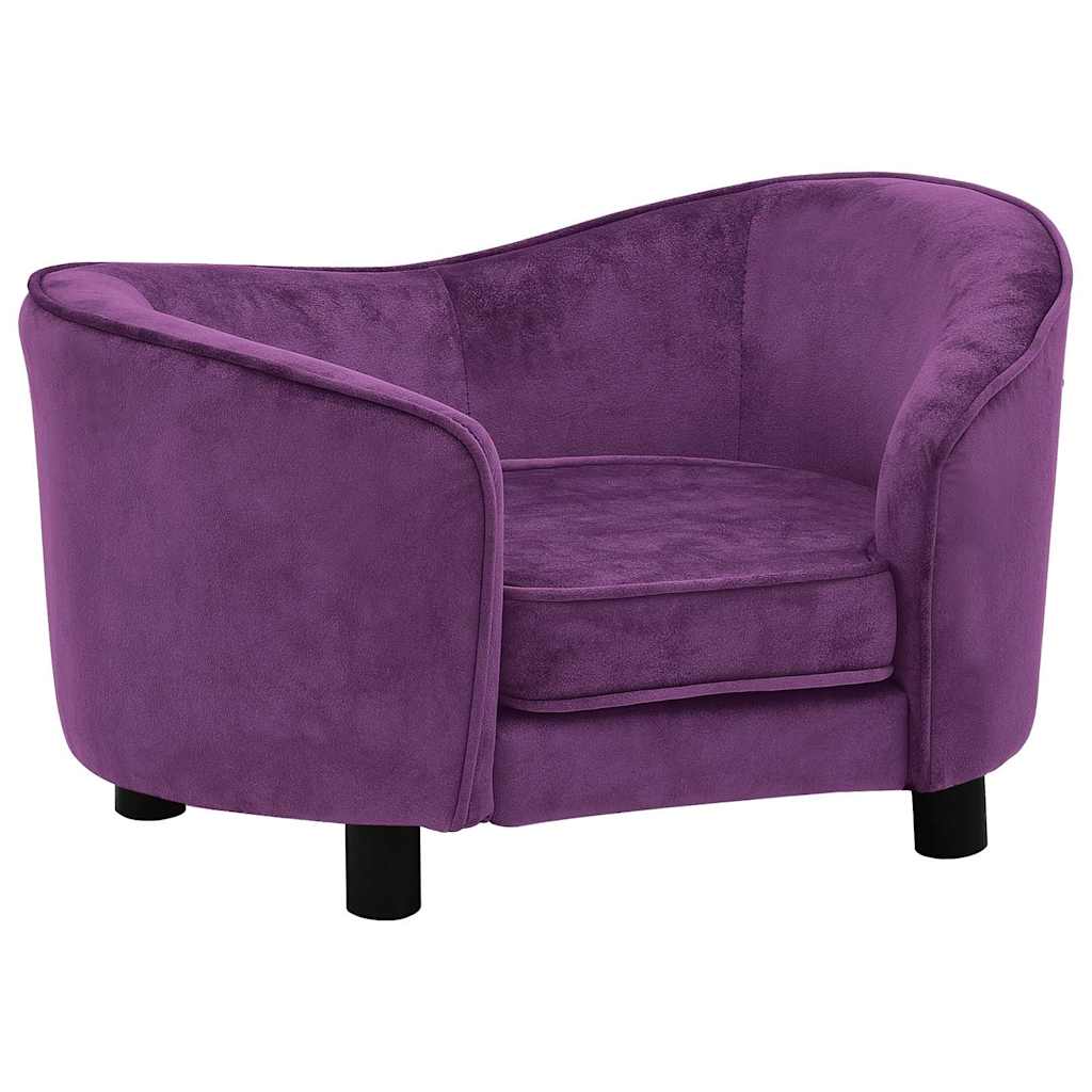 Sofa za pse bordo 69 x 49 x 40 cm plišana
