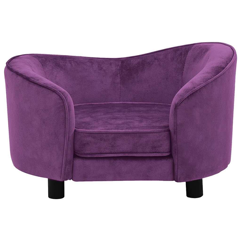 Sofa za pse bordo 69 x 49 x 40 cm plišana