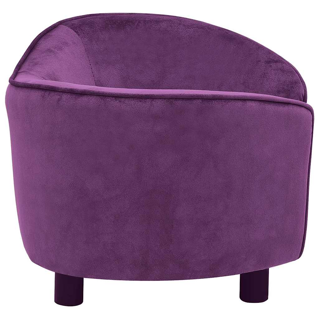 Sofa za pse bordo 69 x 49 x 40 cm plišana