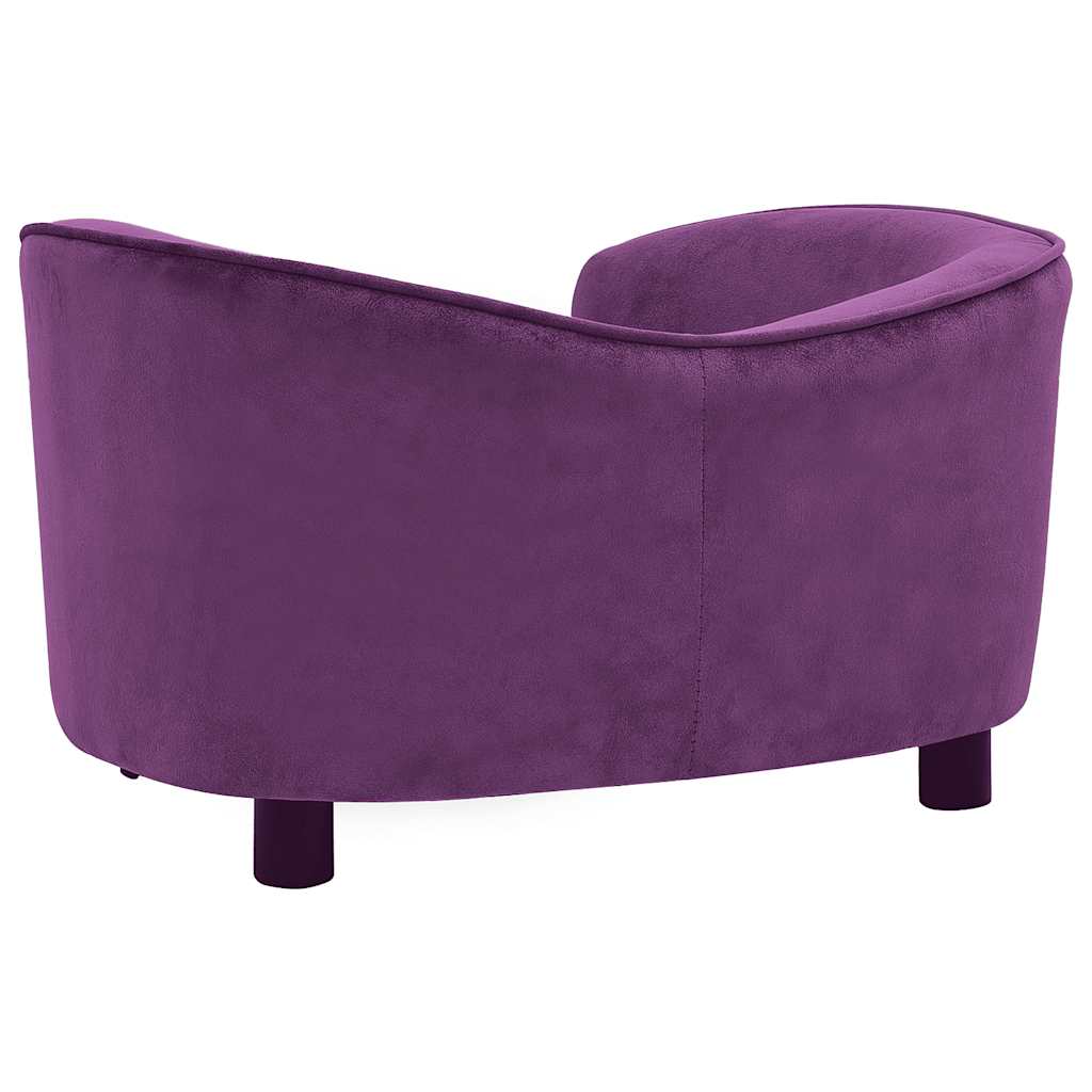 Sofa za pse bordo 69 x 49 x 40 cm plišana