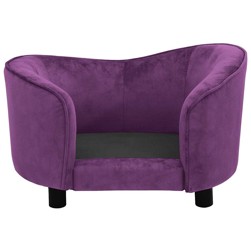 Sofa za pse bordo 69 x 49 x 40 cm plišana