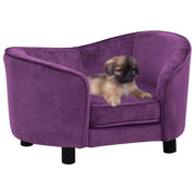 Sofa za pse bordo 69 x 49 x 40 cm plišana
