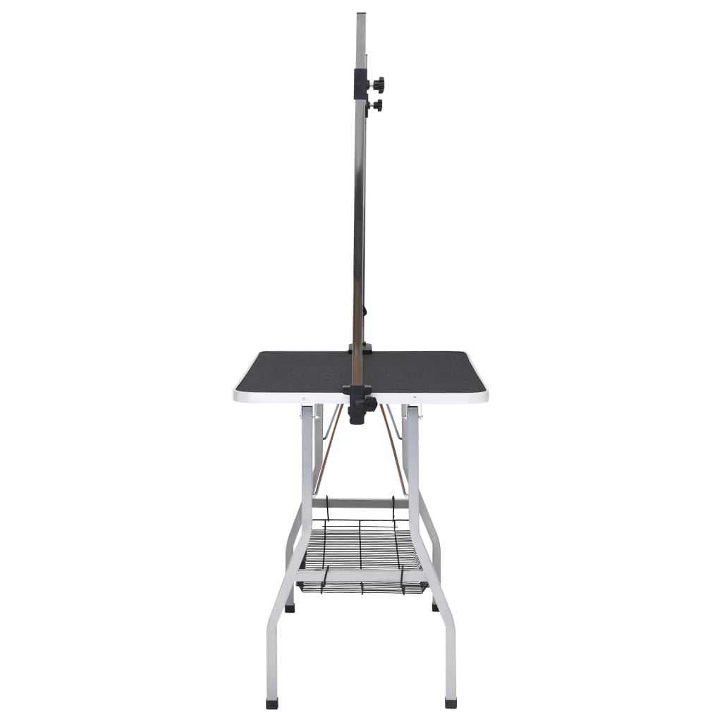 Podesivi stol za njegu pasa s 2 omče i košarom
