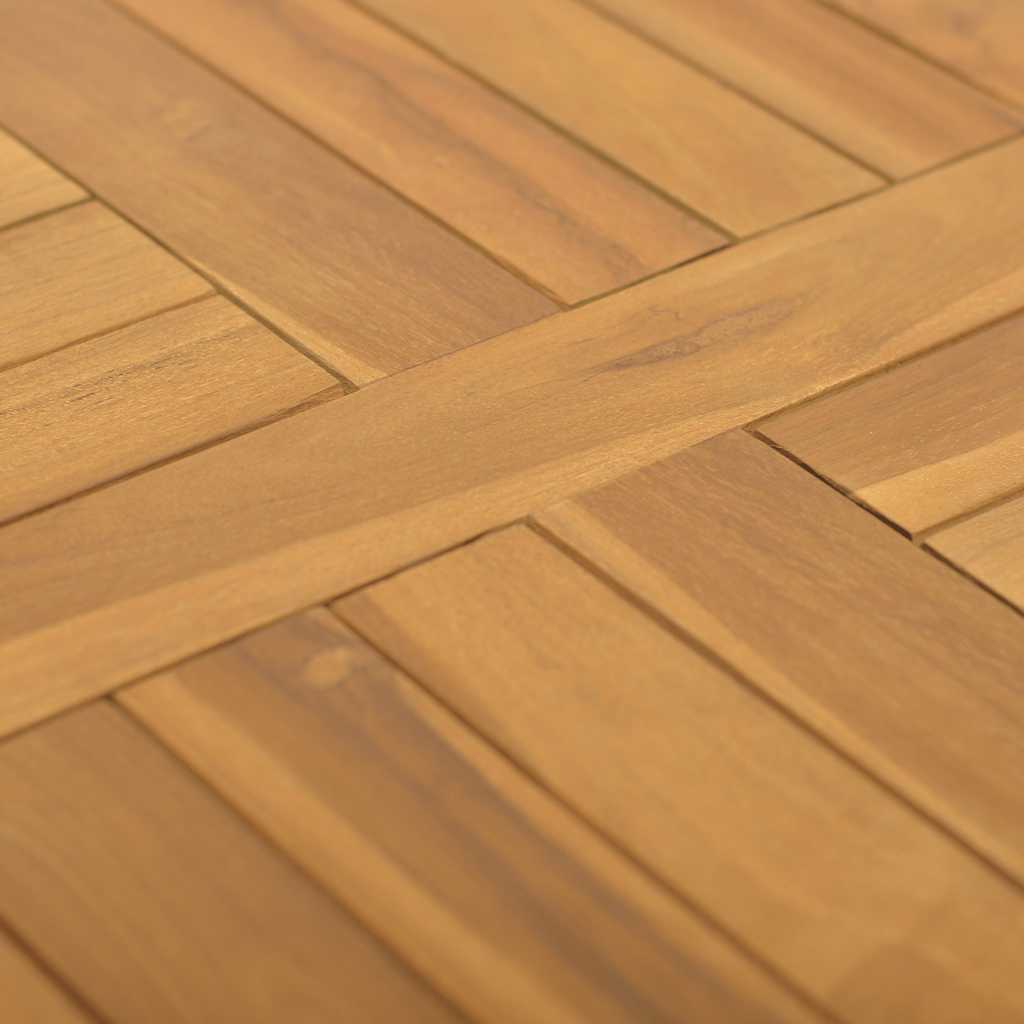 Četvrtasta stolna ploča 50x50x2,5 cm od masivne tikovine
