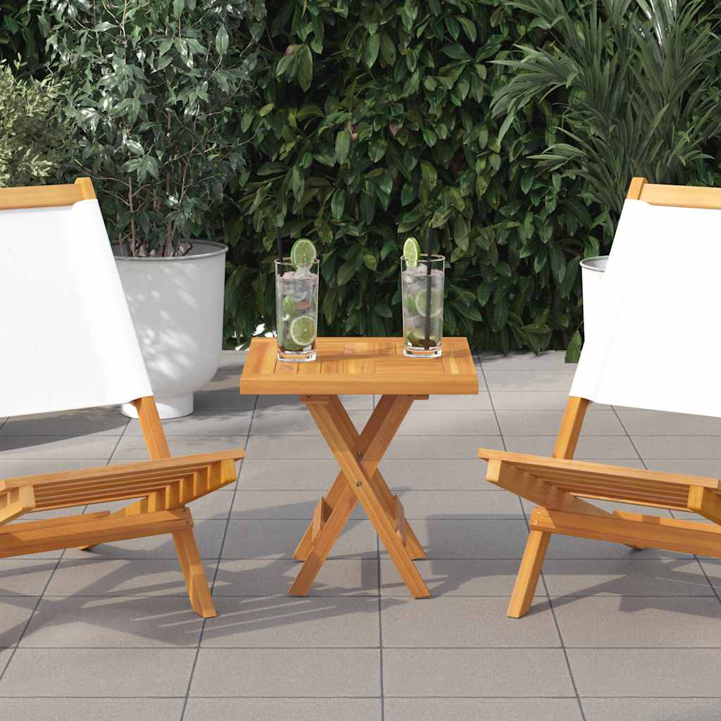 Četvrtasta stolna ploča 50x50x2,5 cm od masivne tikovine
