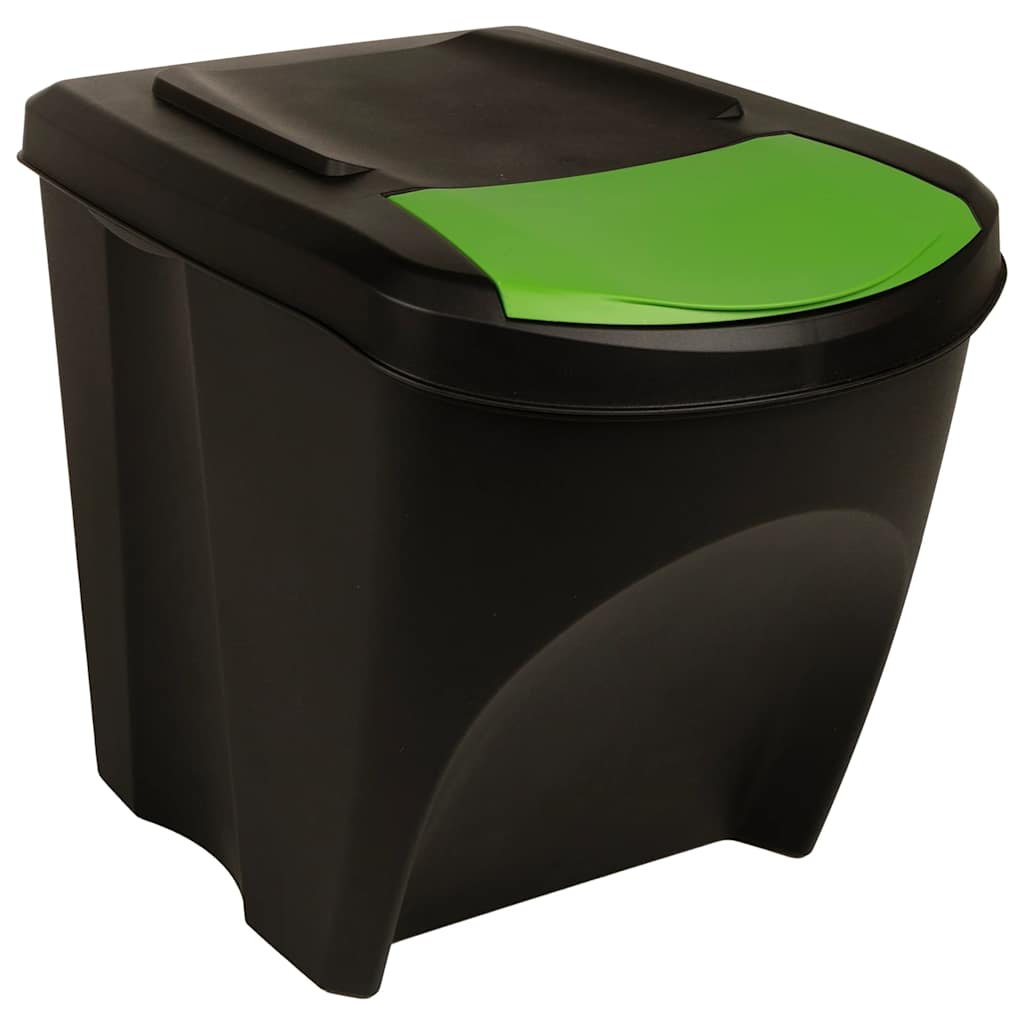 Složive kante za otpad 3 kom antracit 75 L