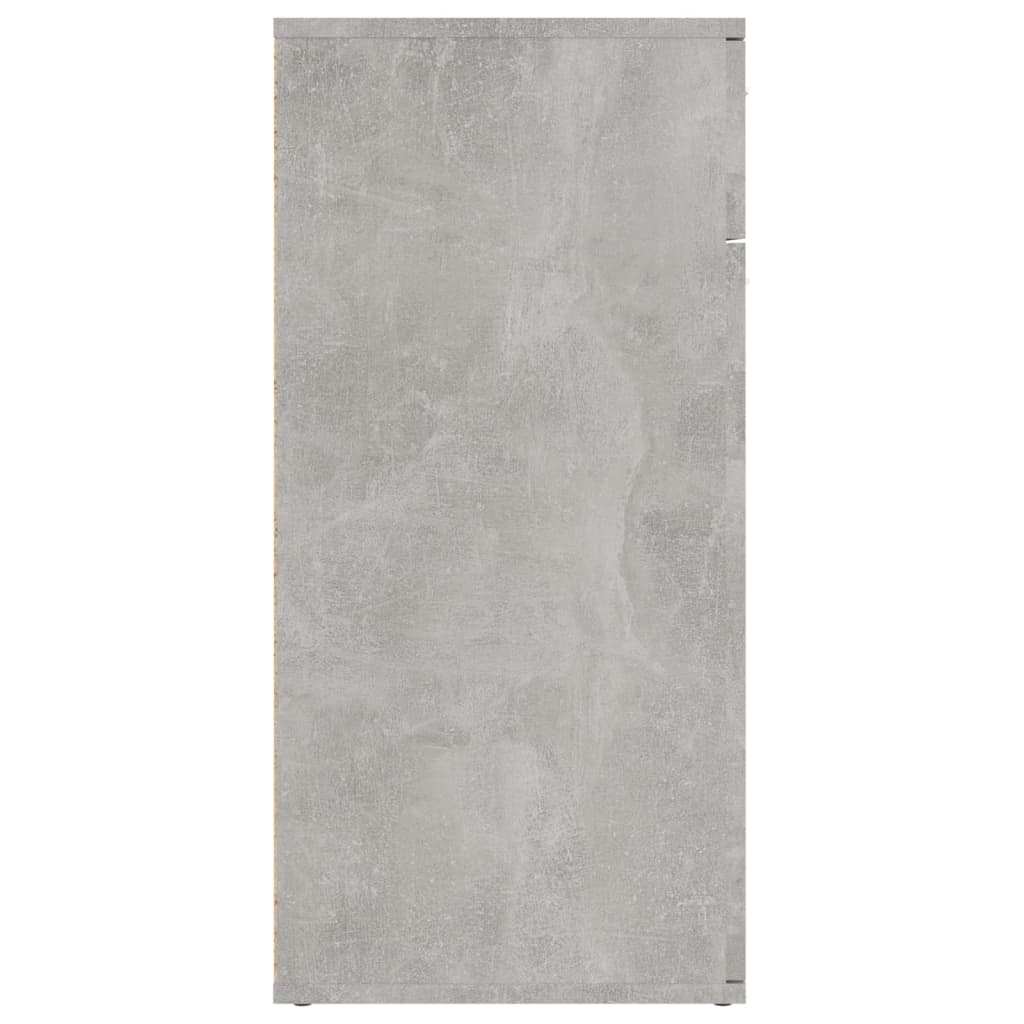 Komoda siva boja betona 80 x 36 x 75 cm od konstruiranog drva