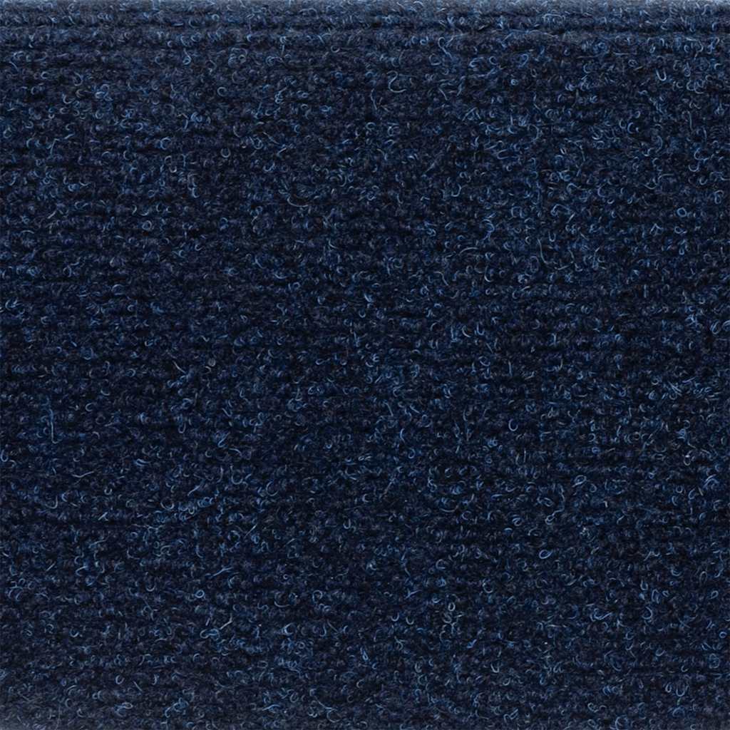 Prostirke za stepenice, samoljepljive, 10 kom. 56x17x3 cm, tamnoplave, poluokrugle
