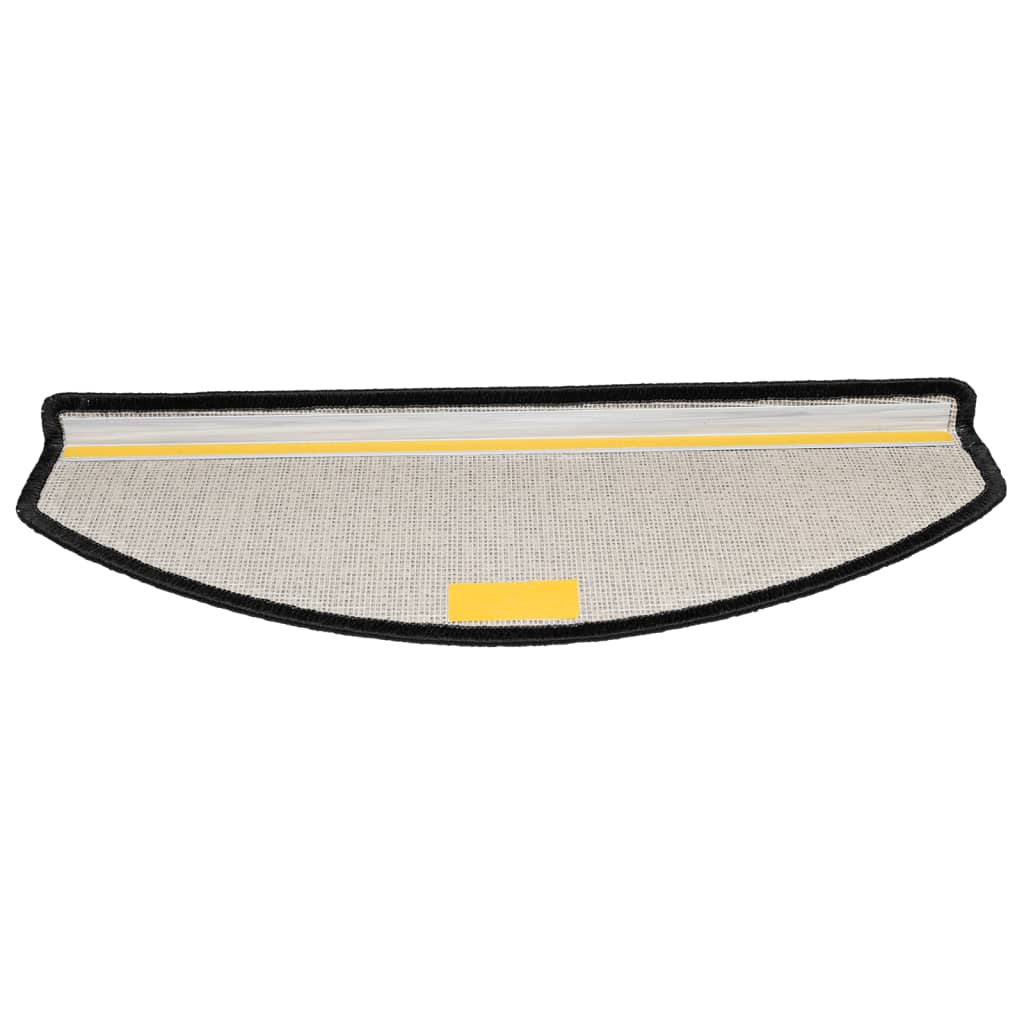 Prostirke za stepenice 10 kom 65x24x4 cm antracit poluokrugle velike
