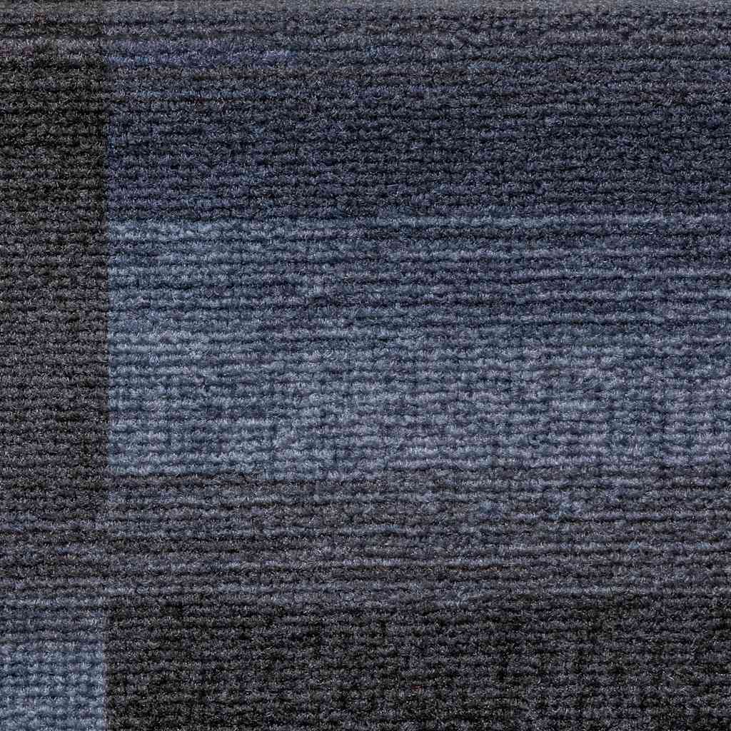 Otirači za stepenice samoljepljivi 10 kom 65x21x4 cm crno-sivi