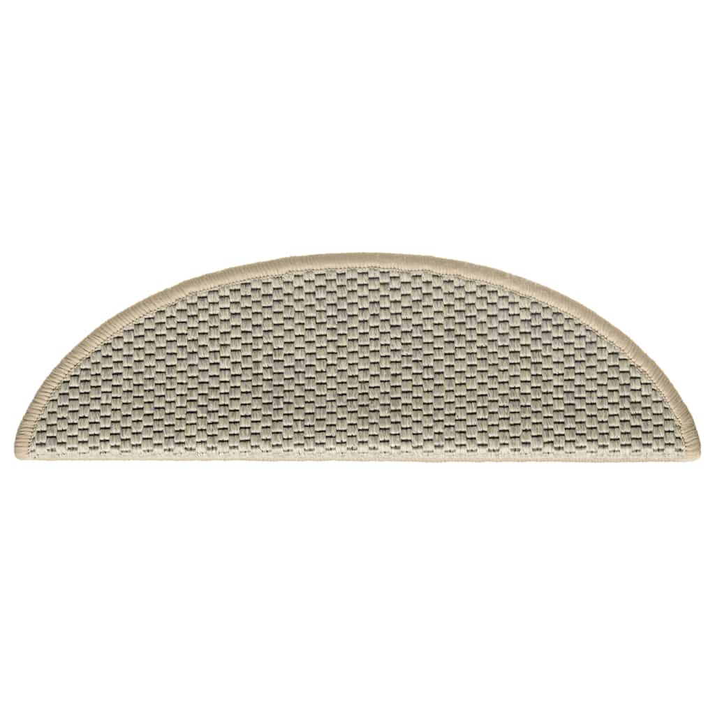Samoljepljivi otirači za stube 15 kom 56x17x3 cm svjetlosivi