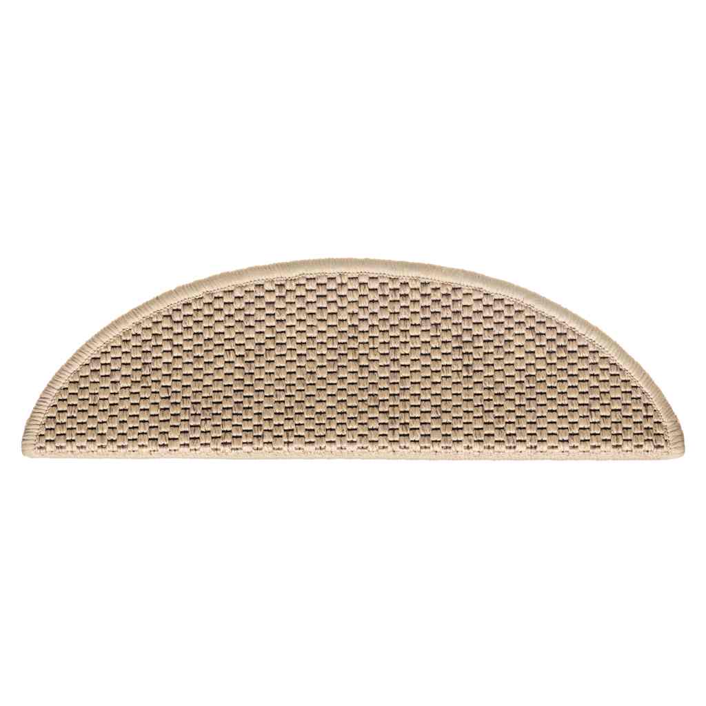 Samoljepljivi otirači za stepenice 15kom 56x17x3cm boja pijeska