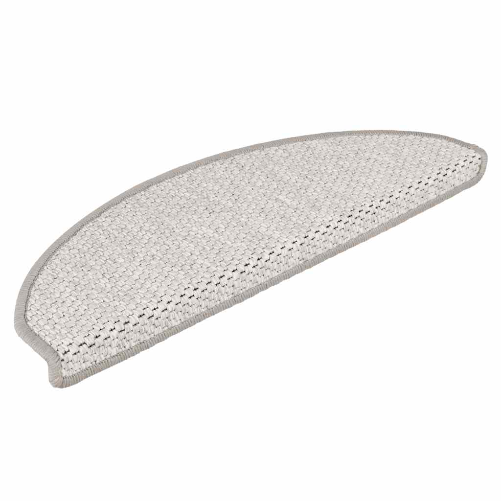 Samoljepljivi otirači za stube 15 kom 65x21x4 cm boja platine