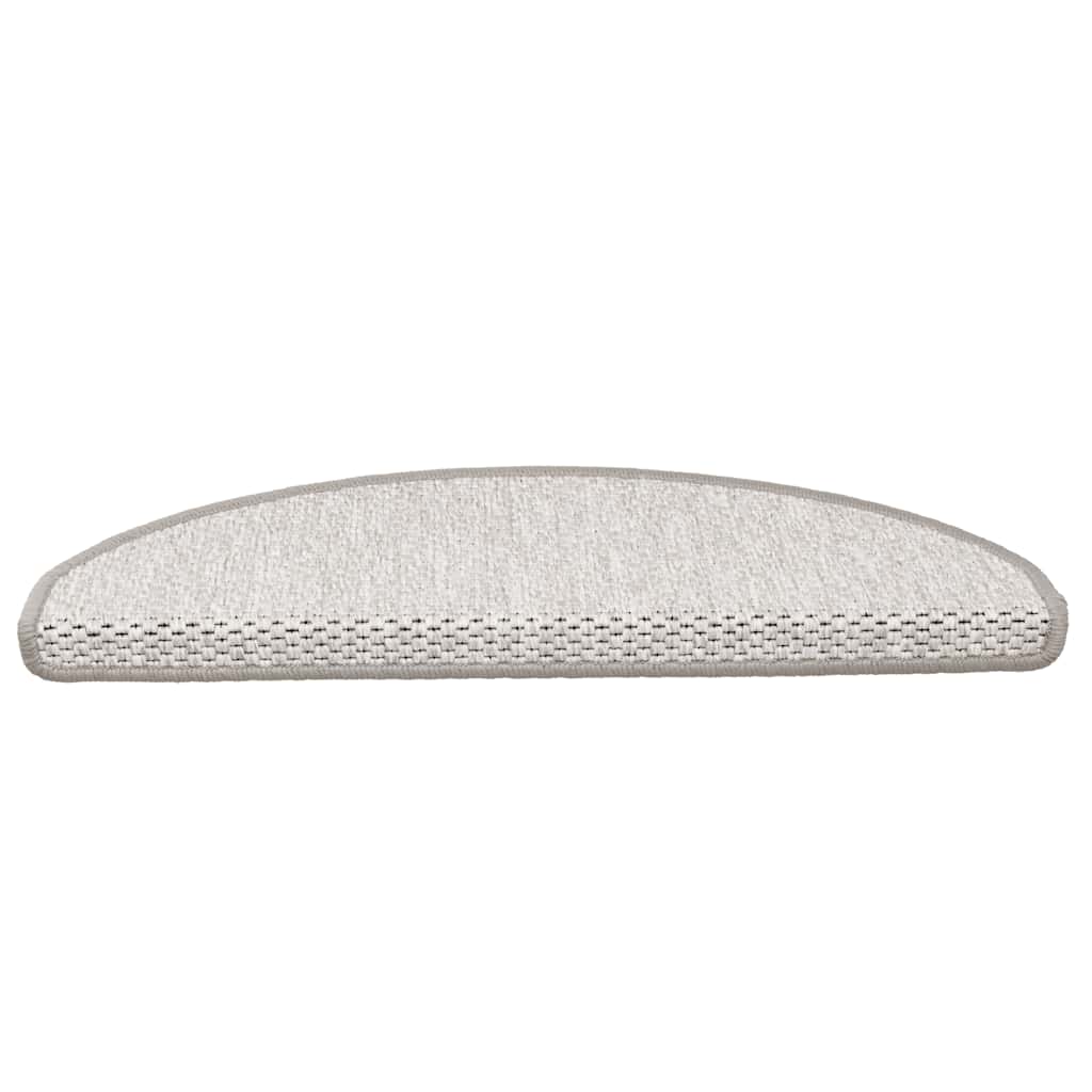 Samoljepljivi otirači za stube 15 kom 65x21x4 cm boja platine