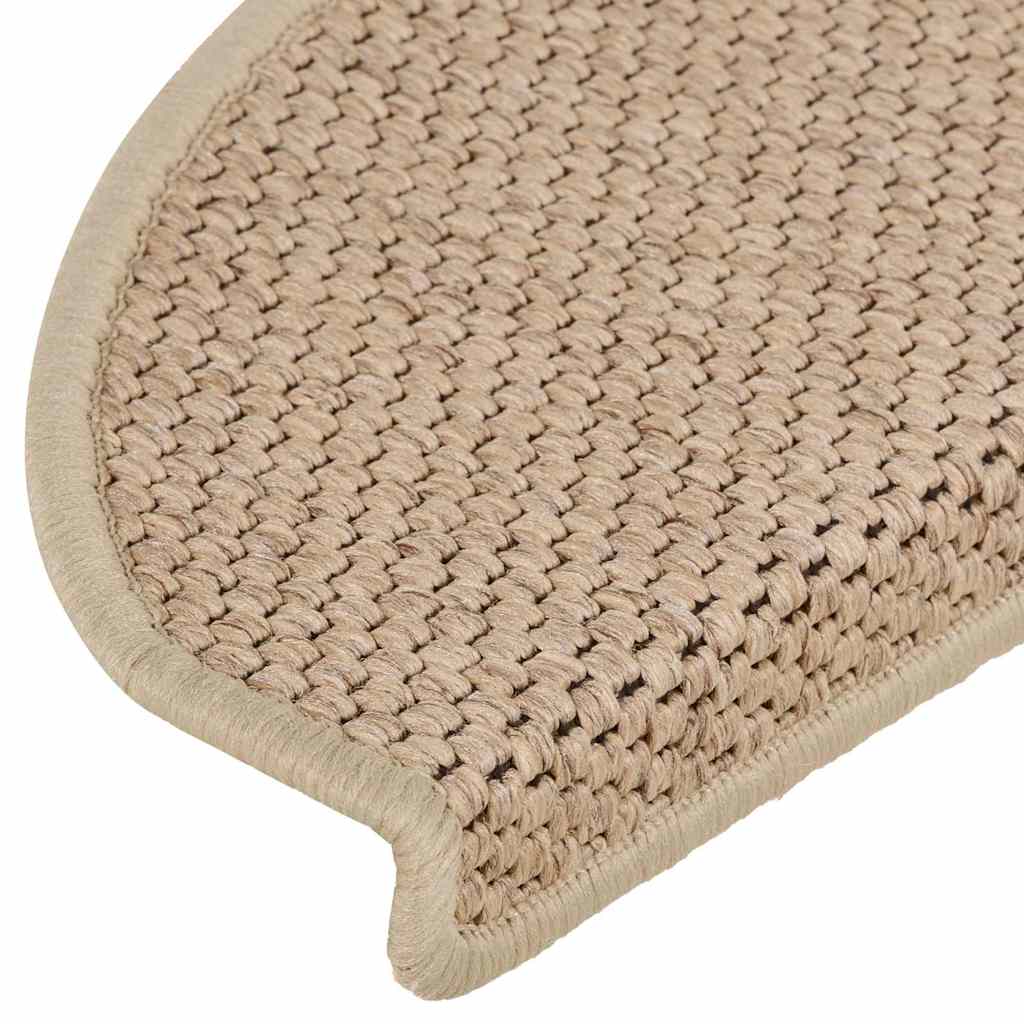 Samoljepljivi otirači za stepenice 15kom 65x21x4cm boja pijeska