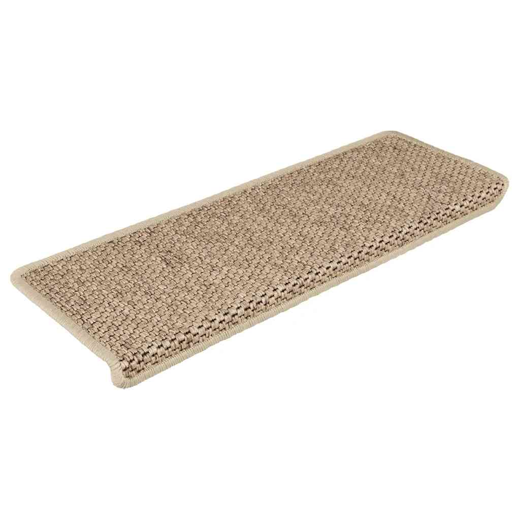 Samoljepljivi otirači za stepenice 15kom 65x21x4cm boja pijeska