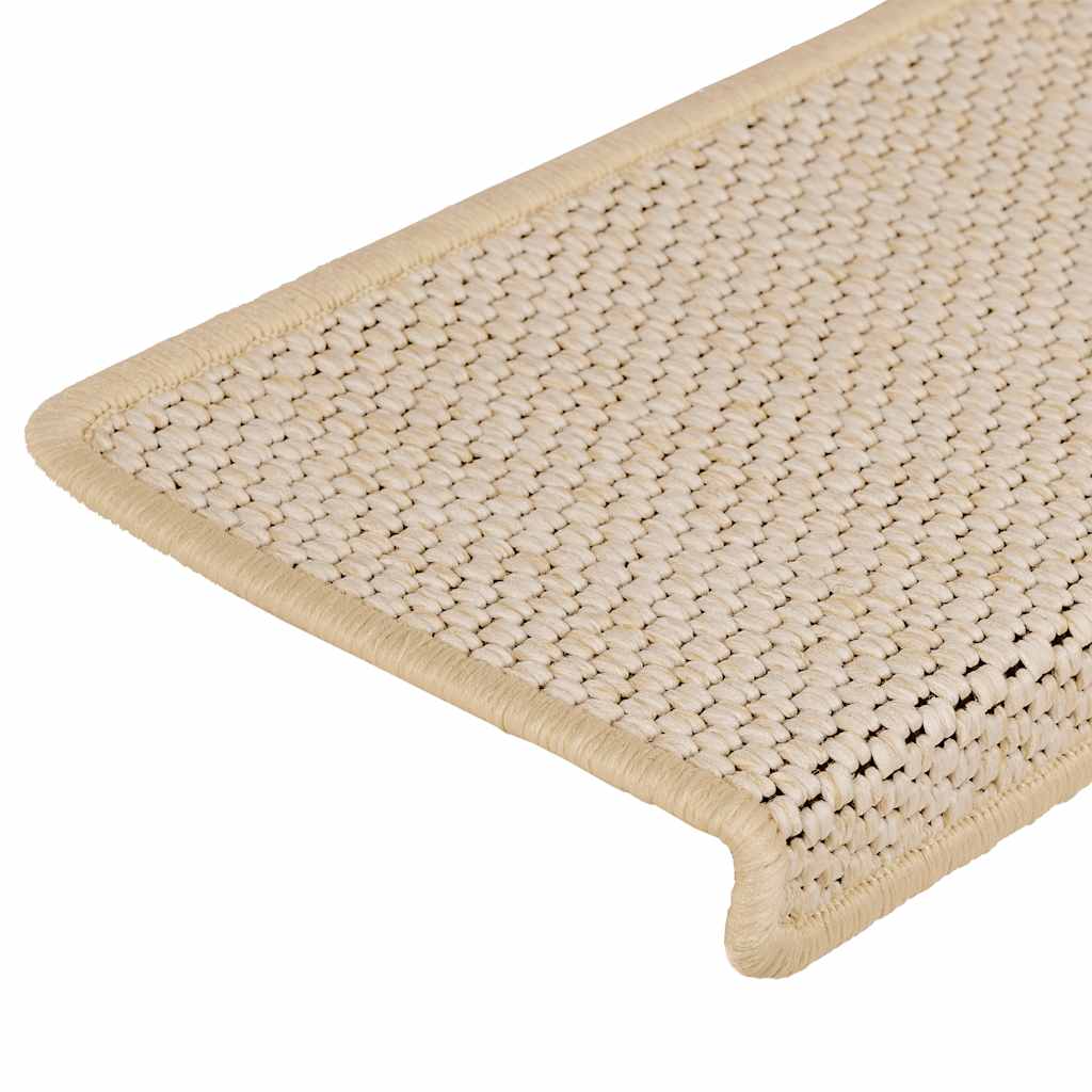 Samoljepljivi otirači za stepenice 15 kom 65x21x4 cm Berber
