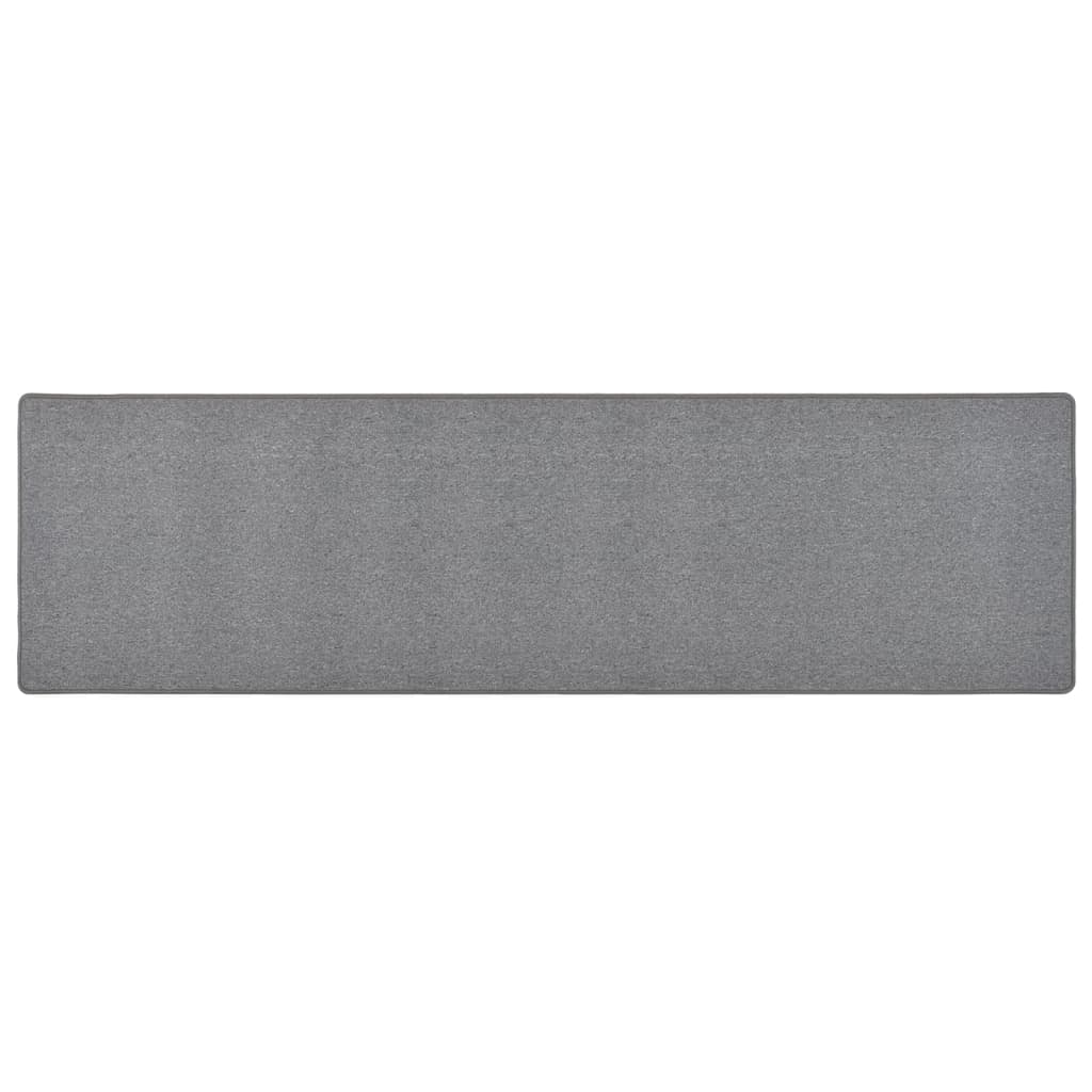 Dugi tepih tamnosivi 80 x 300 cm