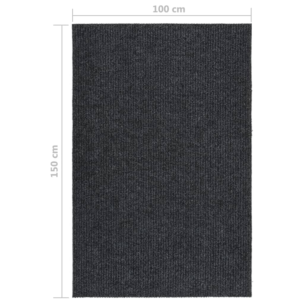 Dugi tepih za hvatanje nečistoće 100 x 150 cm antracit