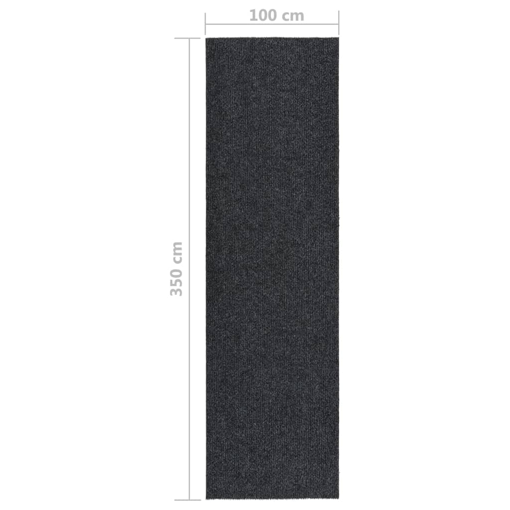 Dugi tepih za hvatanje nečistoće 100 x 350 cm antracit