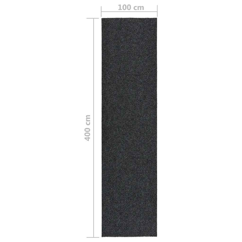 Dugi tepih za hvatanje nečistoće 100 x 400 cm antracit