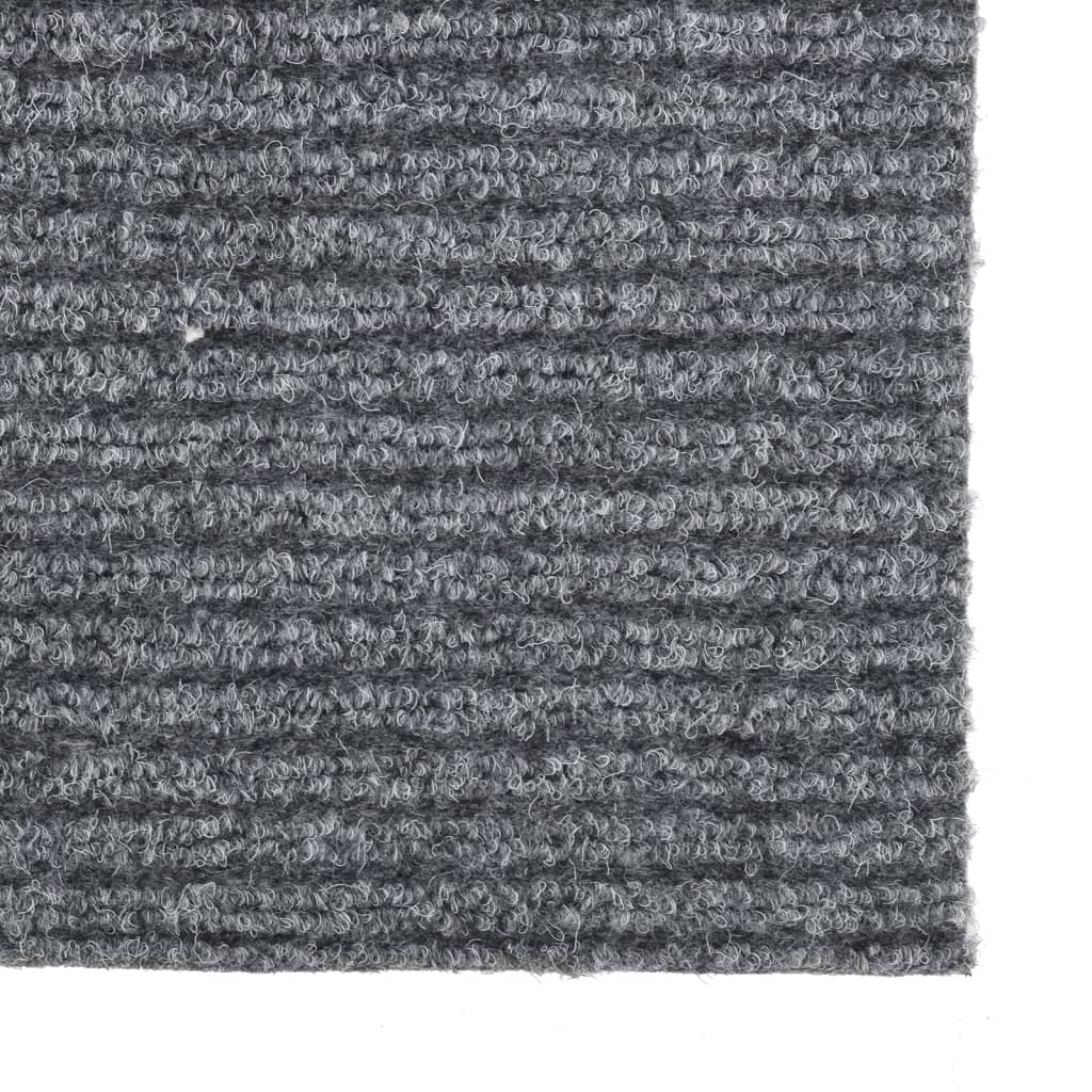 Dugi tepih za hvatanje nečistoće 100 x 300 cm sivi