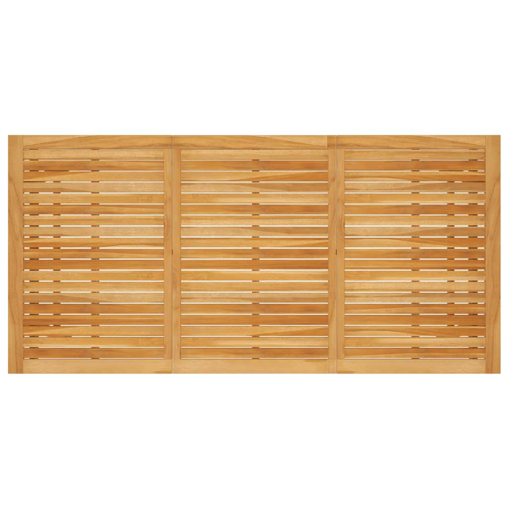 7-dijelni vrtni blagovaonski set crni