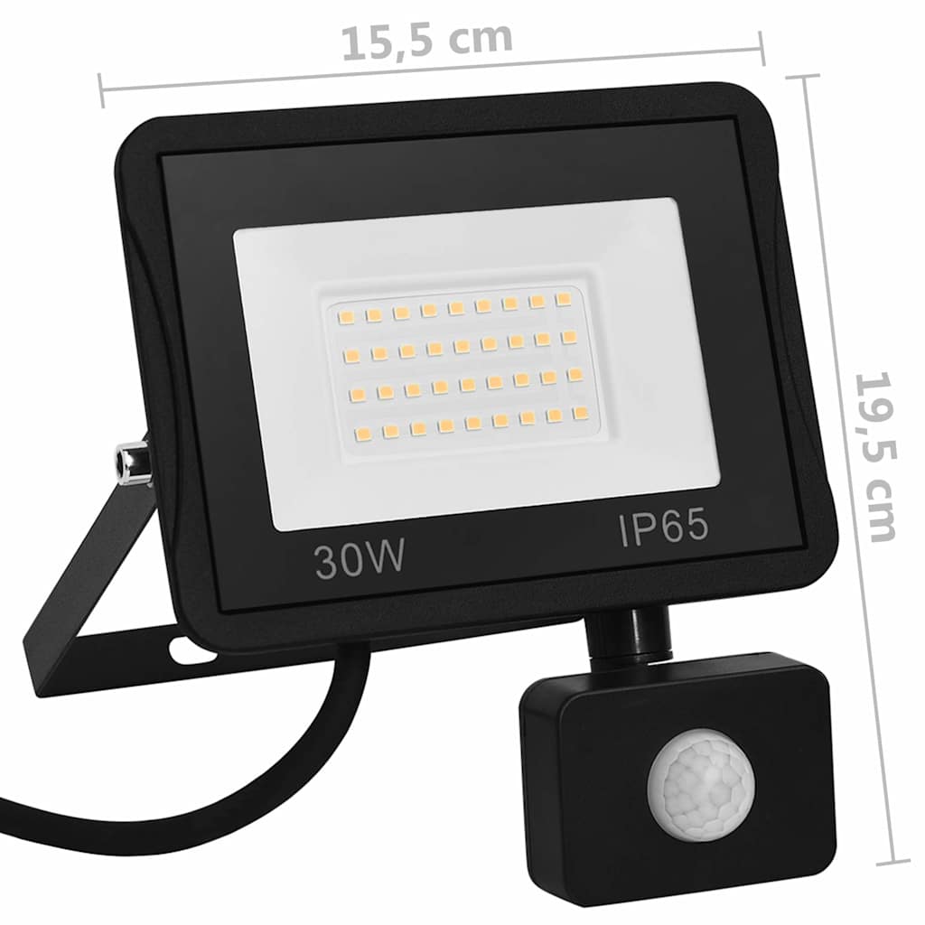LED reflektor sa senzorom 30 W hladni bijeli
