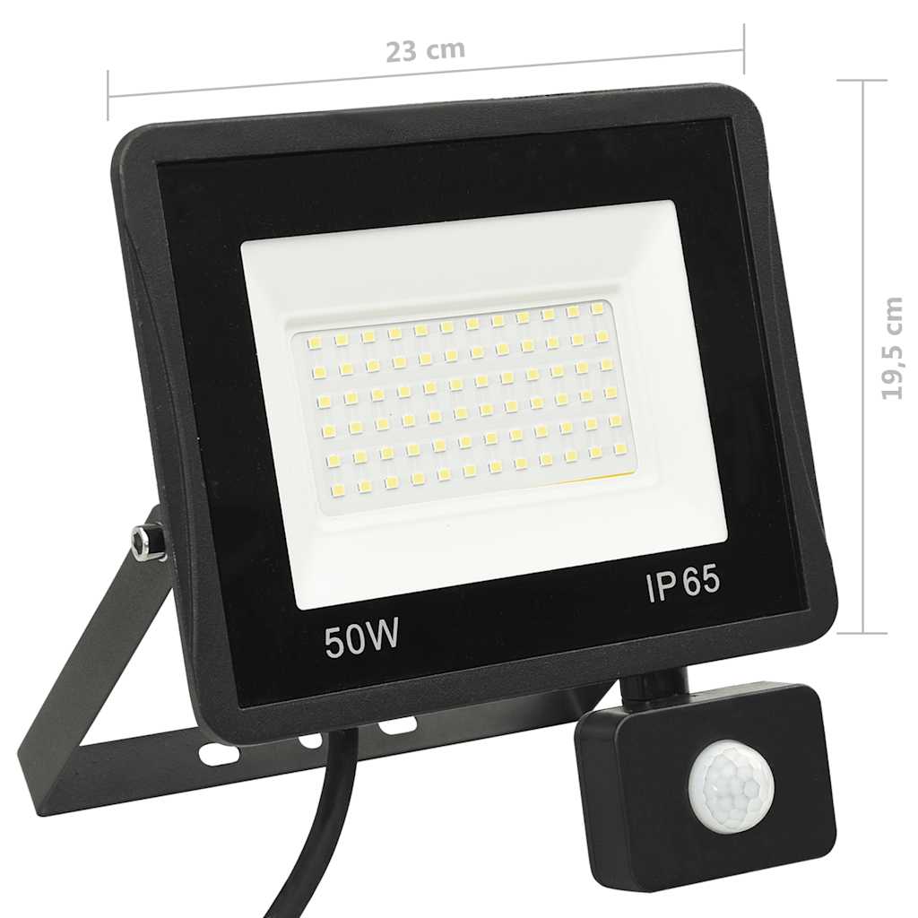 LED reflektor sa senzorom 50 W hladni bijeli
